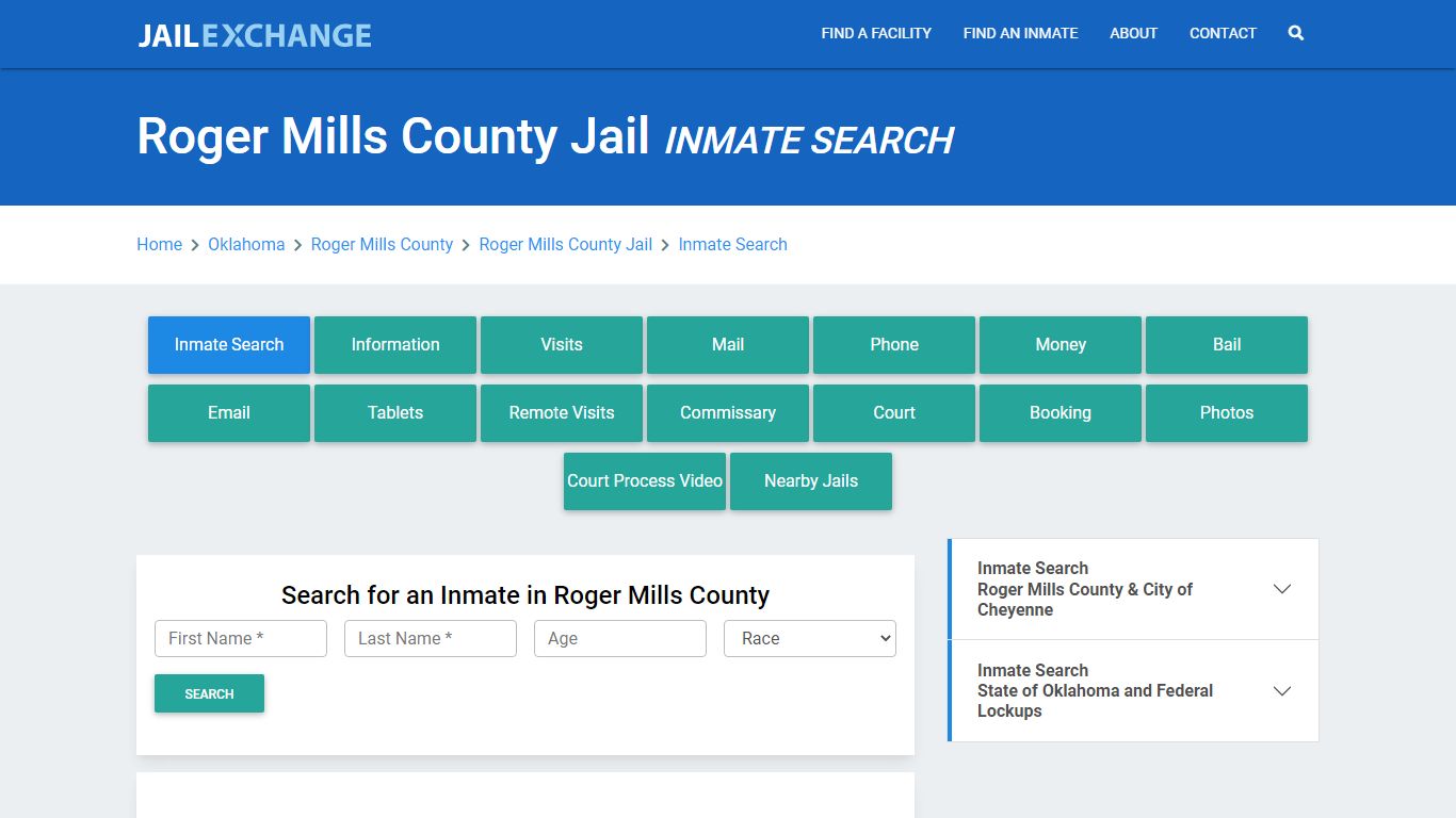 Roger Mills County Jail, OK Inmate Search: Roster & Mugshots